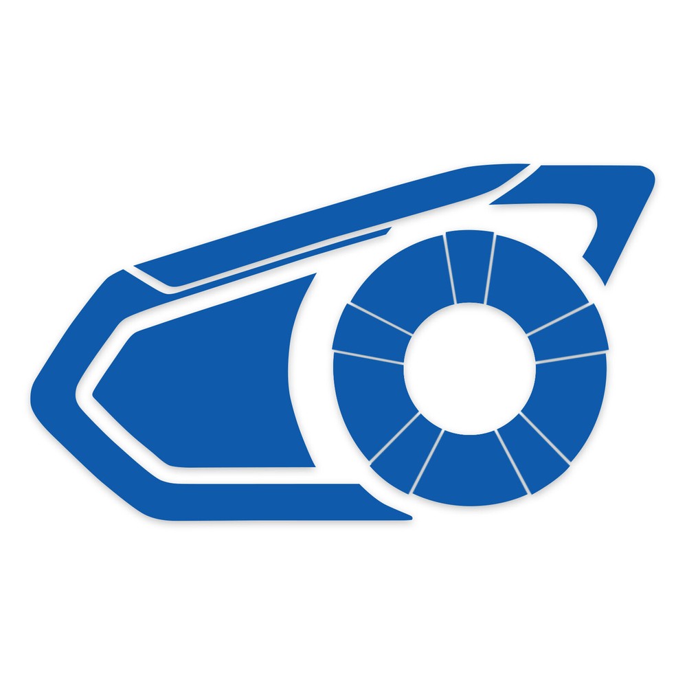 Blue 1 Pcs For SENA 30K Intercom Device Sticker