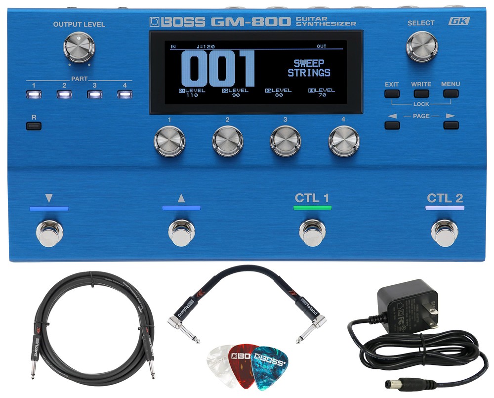 Boss GM-800 Guitar Synthesizer w/ Instrument Cable