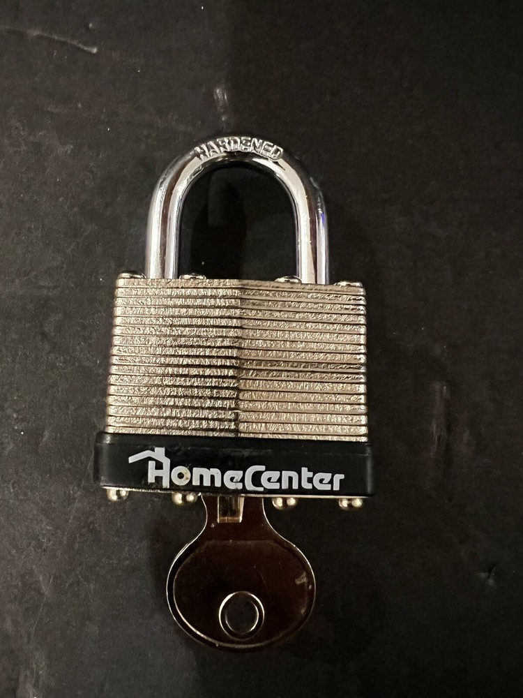Home Center Steel Padlock With Key 40mm