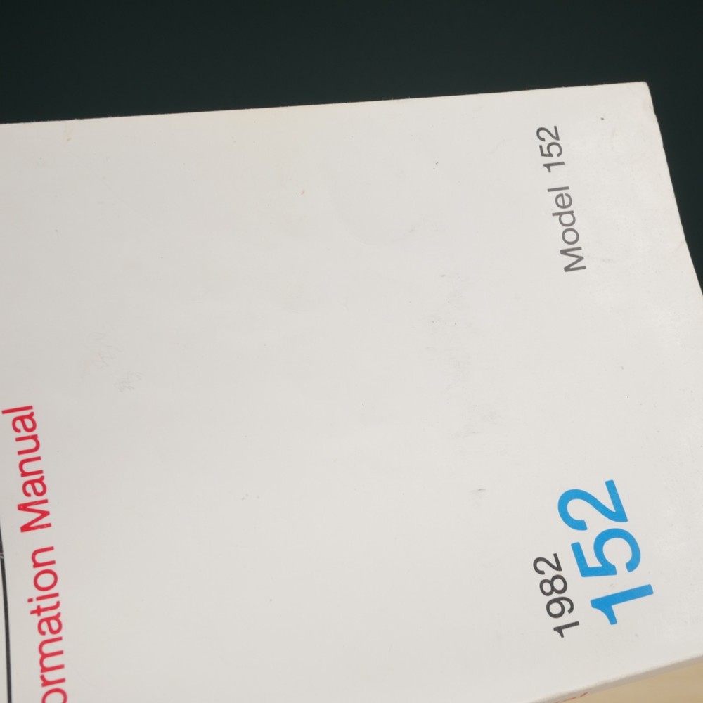 Cessna Pilot Information Manual 1982 Model 152 Checklist C-152 Plane