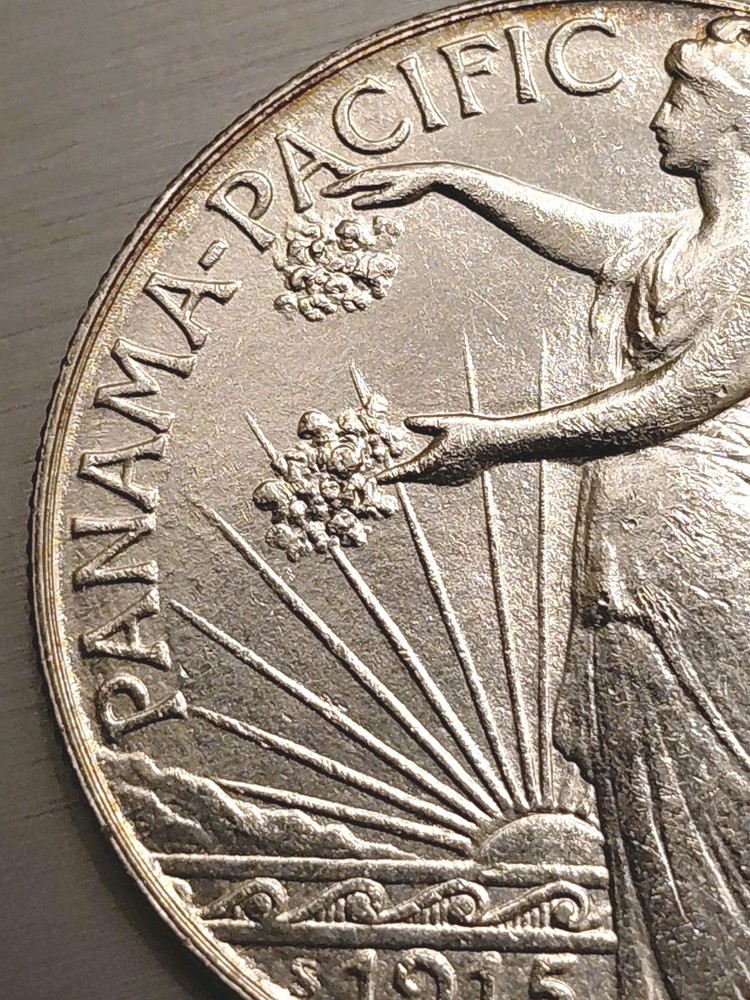 1915-S Panama Pacific Commemorative Half Dollar Coin