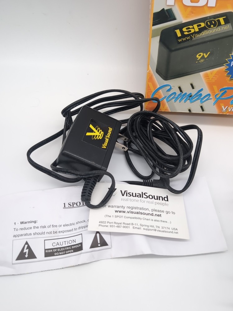 Visual Sound 1 Spot Power Supply Combo Pack Pedalboard