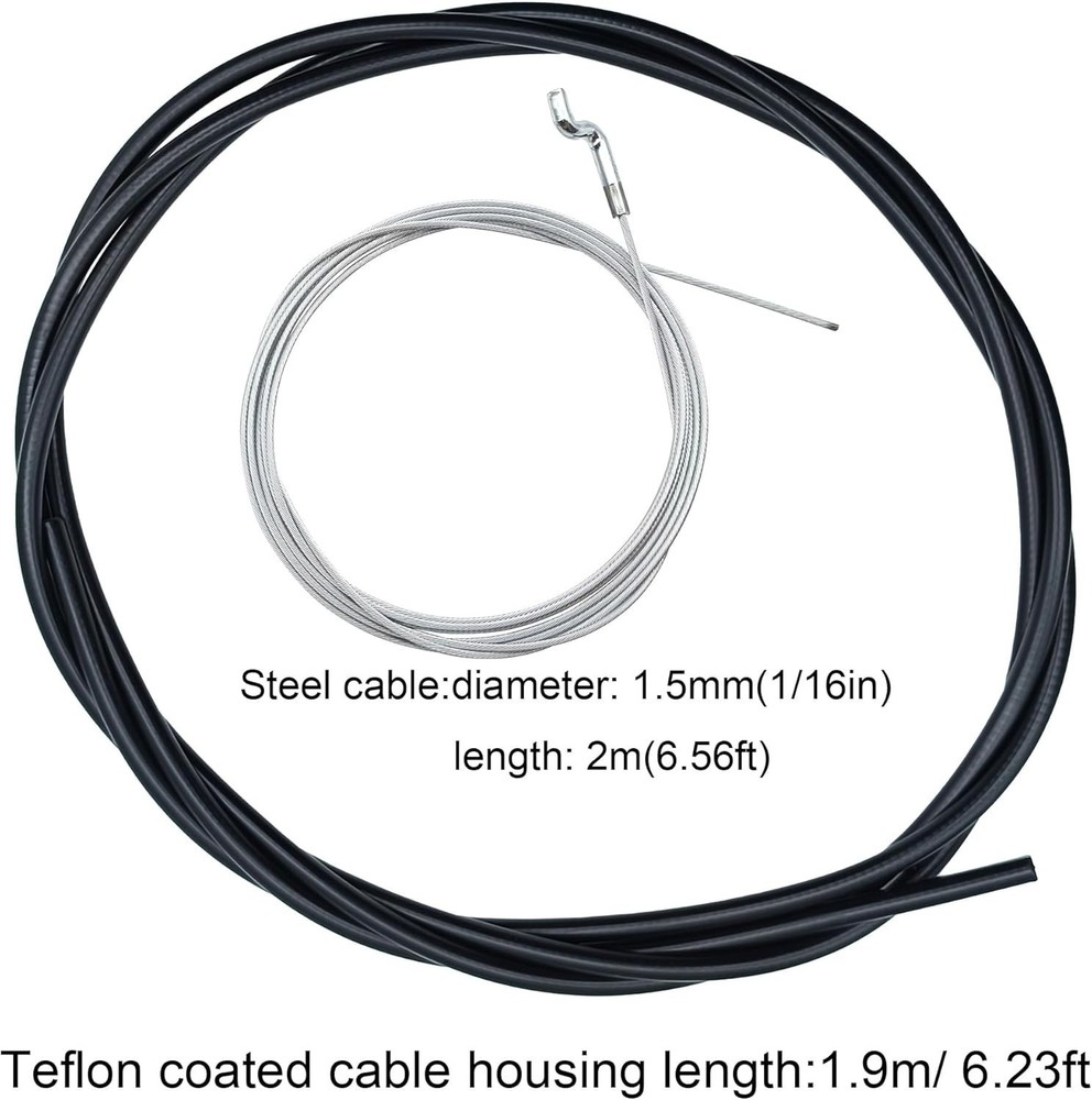 Universal Throttle Cable Repair KIT for Lawn Mower Control Adjustable Z Bend...