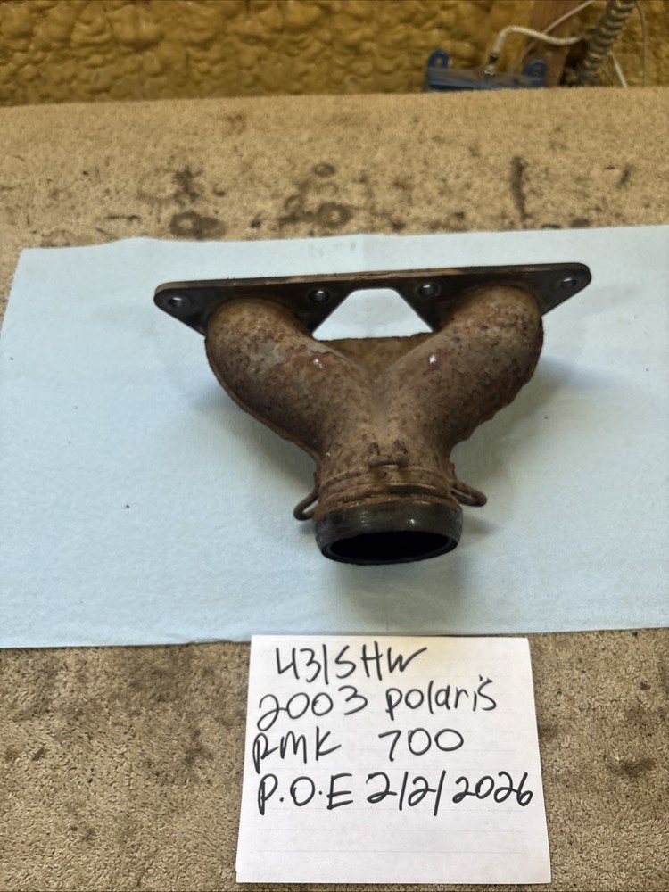 2003 Polaris RMK 700 exhaust header pipe manifold 431