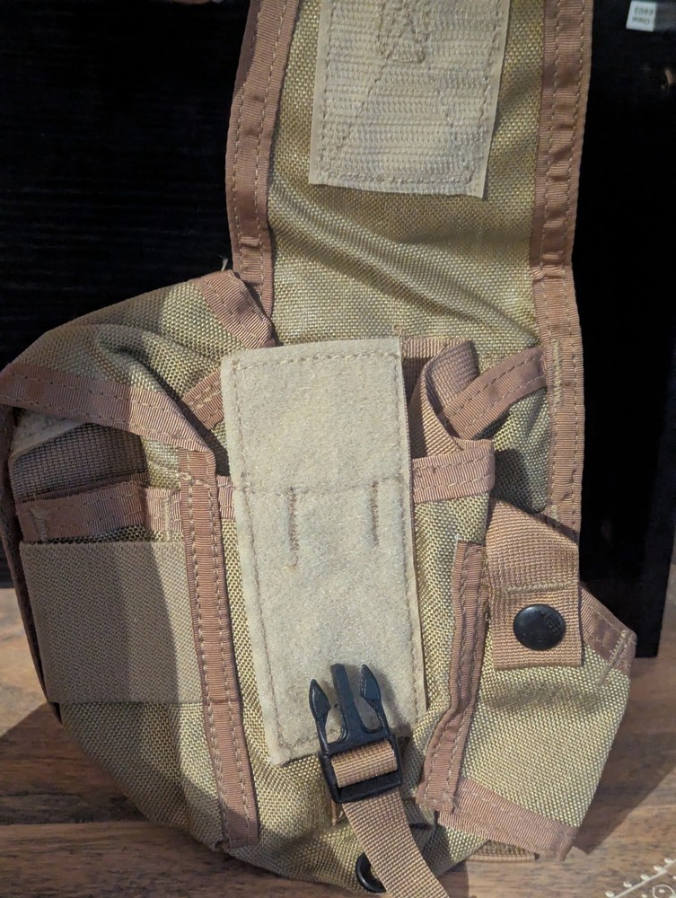 Paraclete Pre-MSA AIXSSTS Khaki MOLLE GP Utility Pouch — SOF CAG DEVGRU LBE
