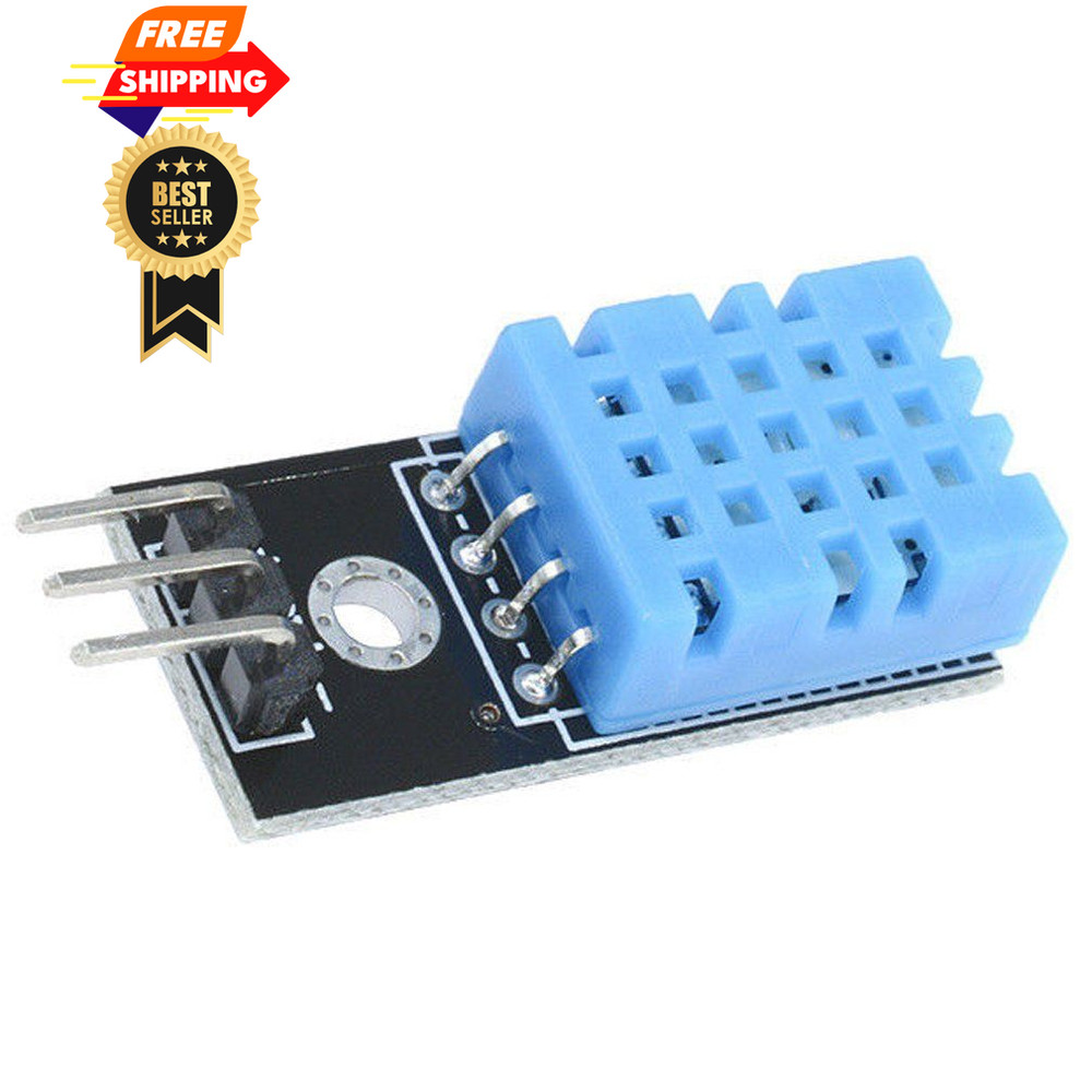 HiLetgo 5pcs DHT11 Temperature Humidity Sensor Module Digital Small, Blue