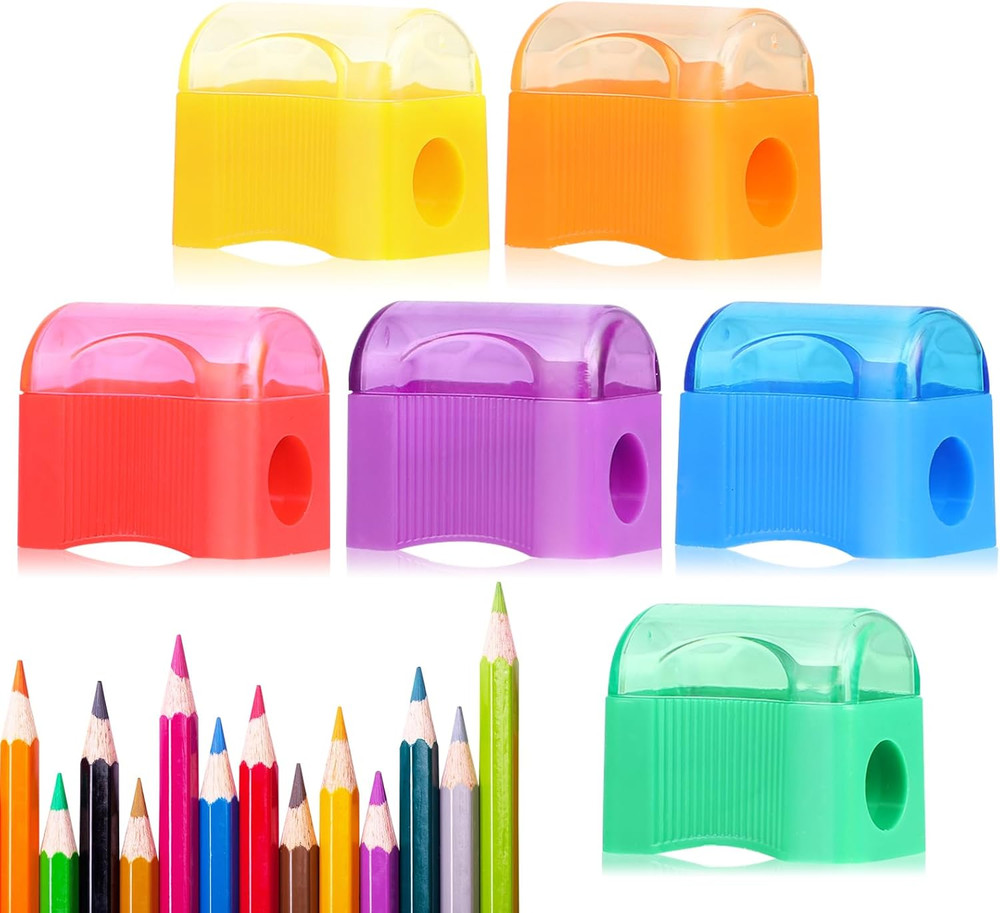 Bulk 144 Mini Pencil Sharpeners – Assorted Colors, Plastic, Portable – Classroom