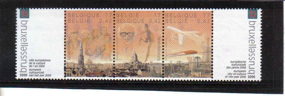 BELGIUM 2000 Brussels strip mnh** 2882/84
