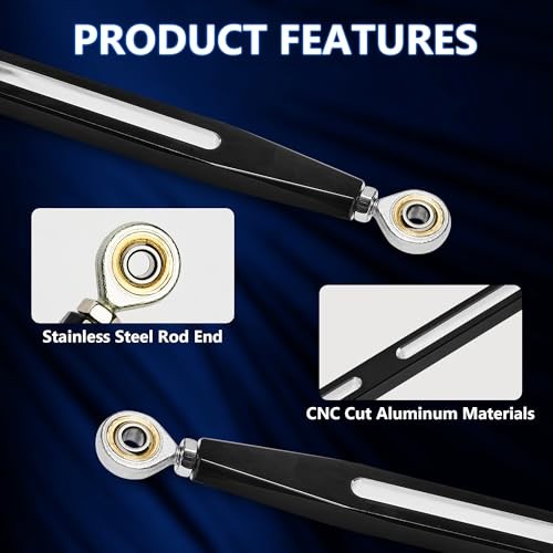 Shift Linkage Black 2-Hole Slotted Style Shift Linkage for Indian Scouts