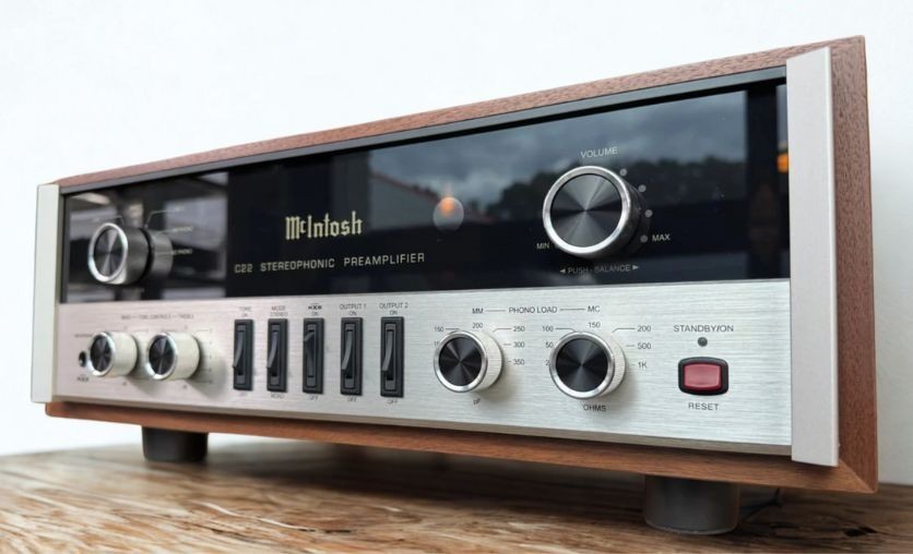 McIntosh Modern C22 MKV Solid Walnut Custom Cabinet (Pre-Order)