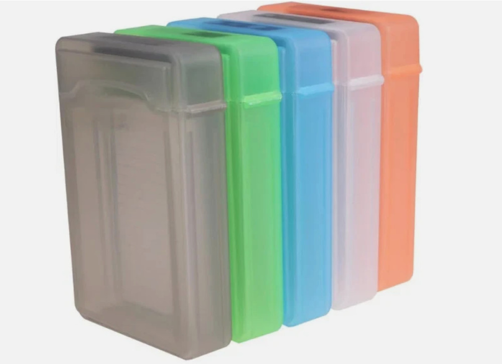 5 Pcs 3.5 Inches Hard Disk Drive Protection Storage Box Case