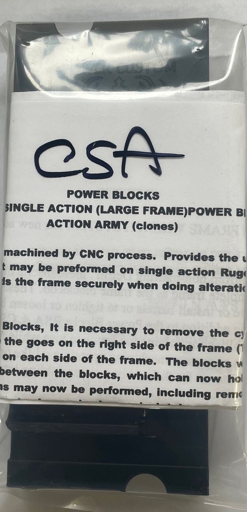 Frame Blocks For Colt Single Action