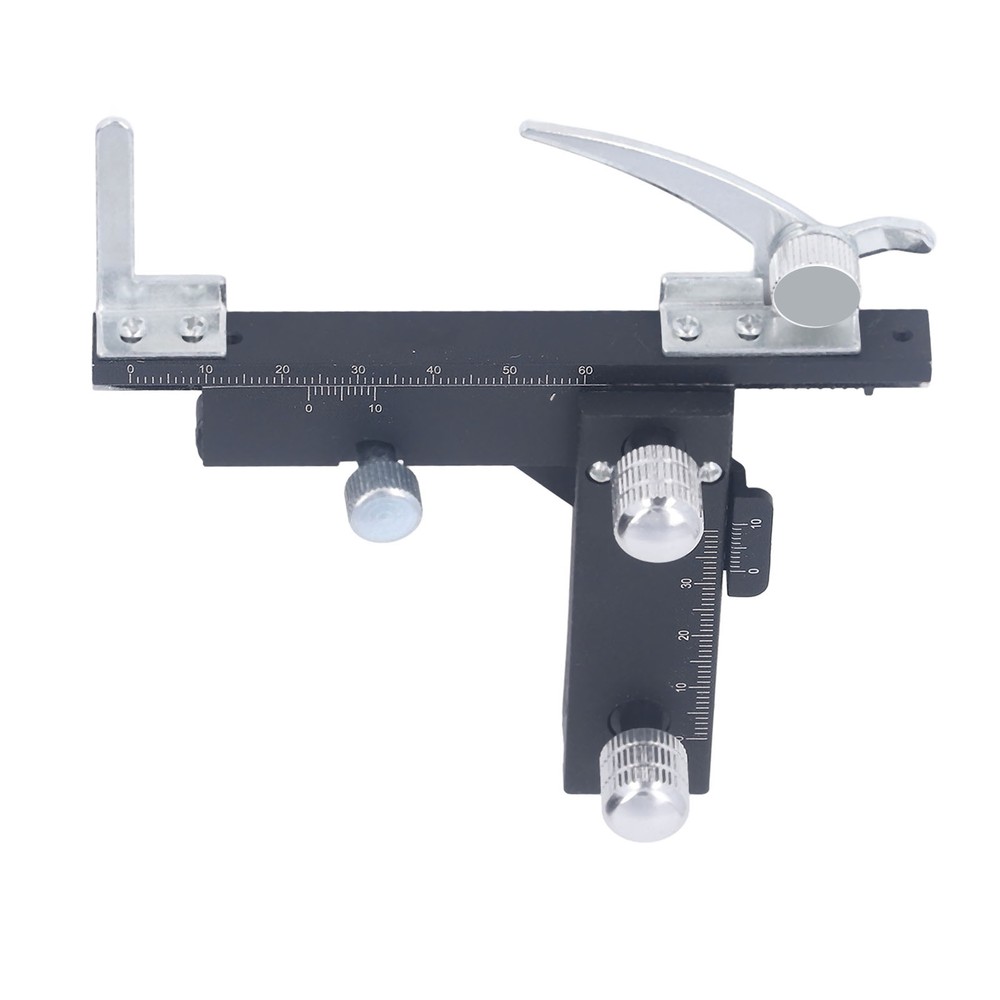 Microscope Movable Caliper Ruler Mechanical X-Y Movable Stage With Scale