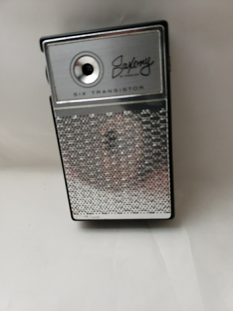 Vintage Saxony A.M. Radio 6 Transistor Trans Aire Electronics