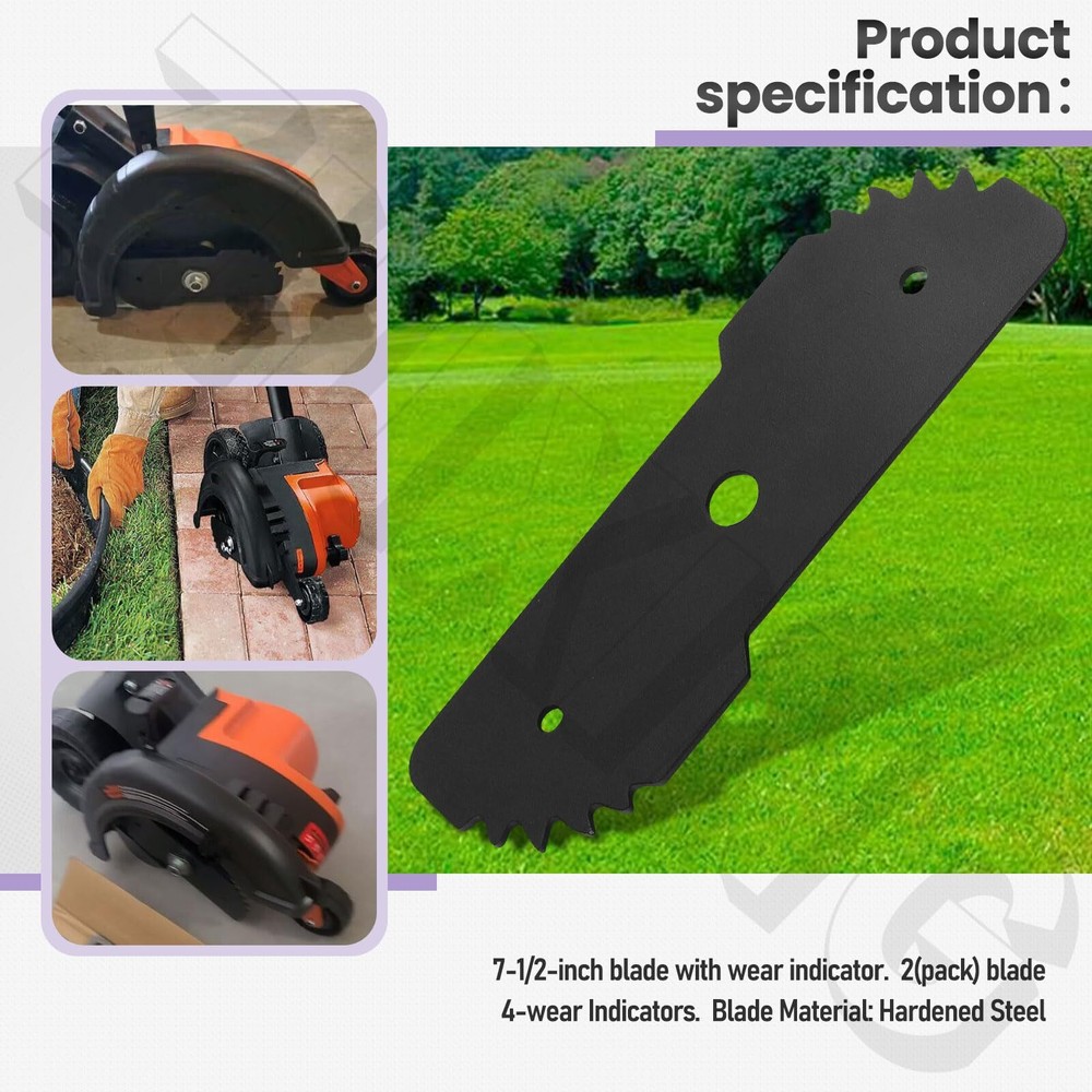Eb007 7.5inch Edge Hog Heavyduty Edger Replacement Blade Compatible With Blackde