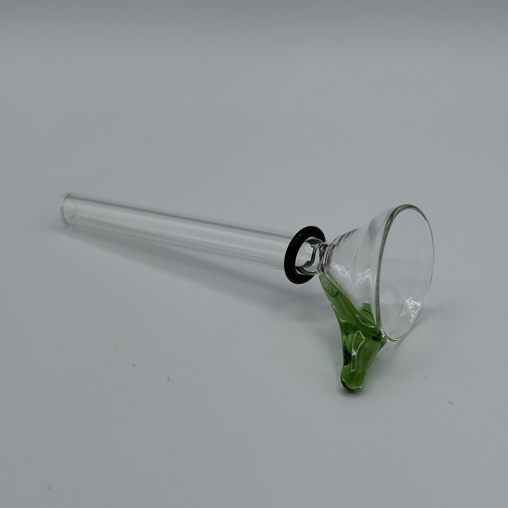 3" 9mm Glass Downstem | Bong Water Pipe Slide | Replacement Stem | Green