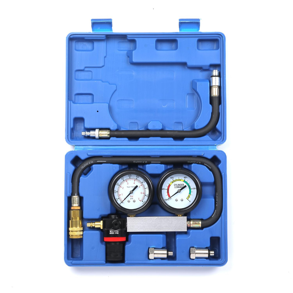 TU-21Cylinder Leak Down Tester Kit, Automotive Engine Compression Leakage Test K