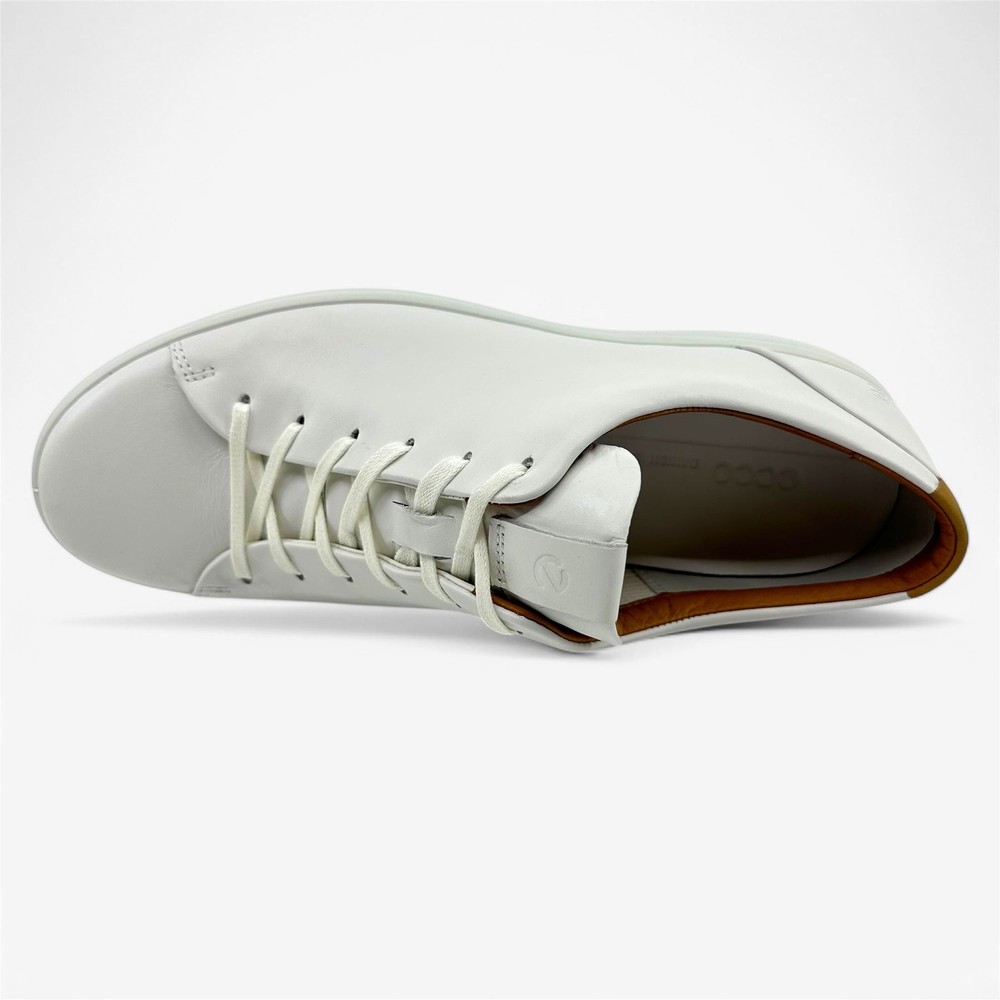 ECCO Soft 7 White Mens Casual Sneaker
