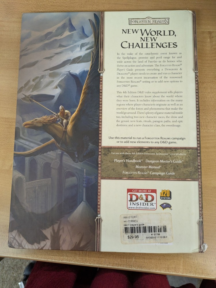 Dungeons & Dragons Forgotten Realms Player's Guide