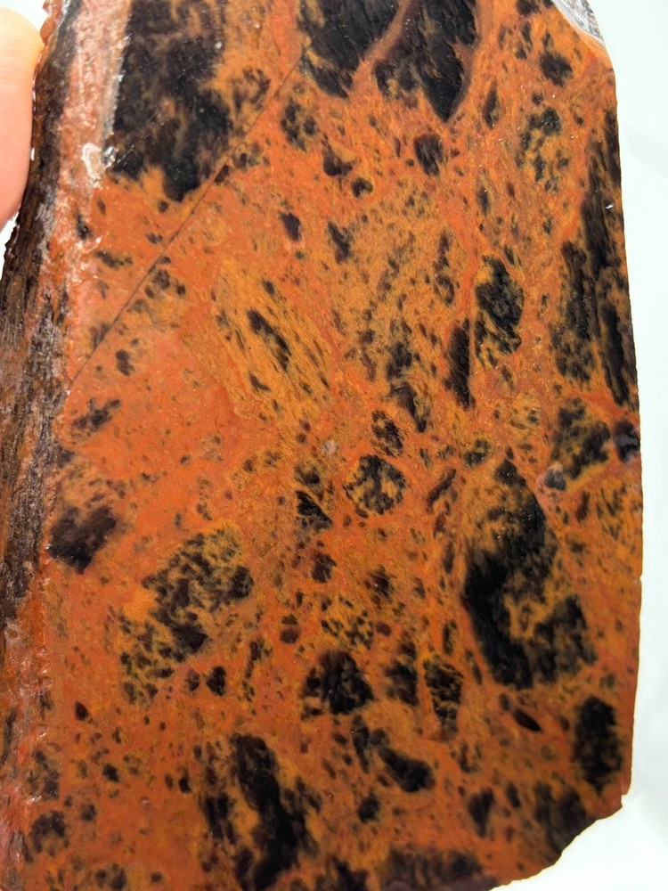 Meca Obsidian aka Mahogany Slab Lapidary Cabbing Knapping Combo ship