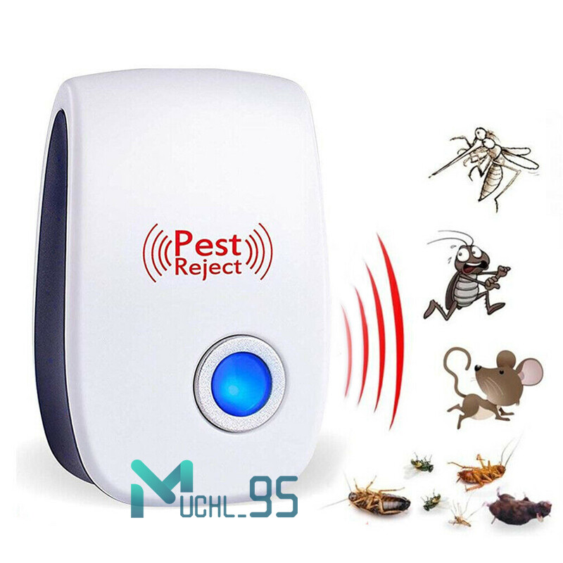 6 pcs Ultrasonic Pest Repeller Control Electronic Repellent Mice Bug Rat Reject