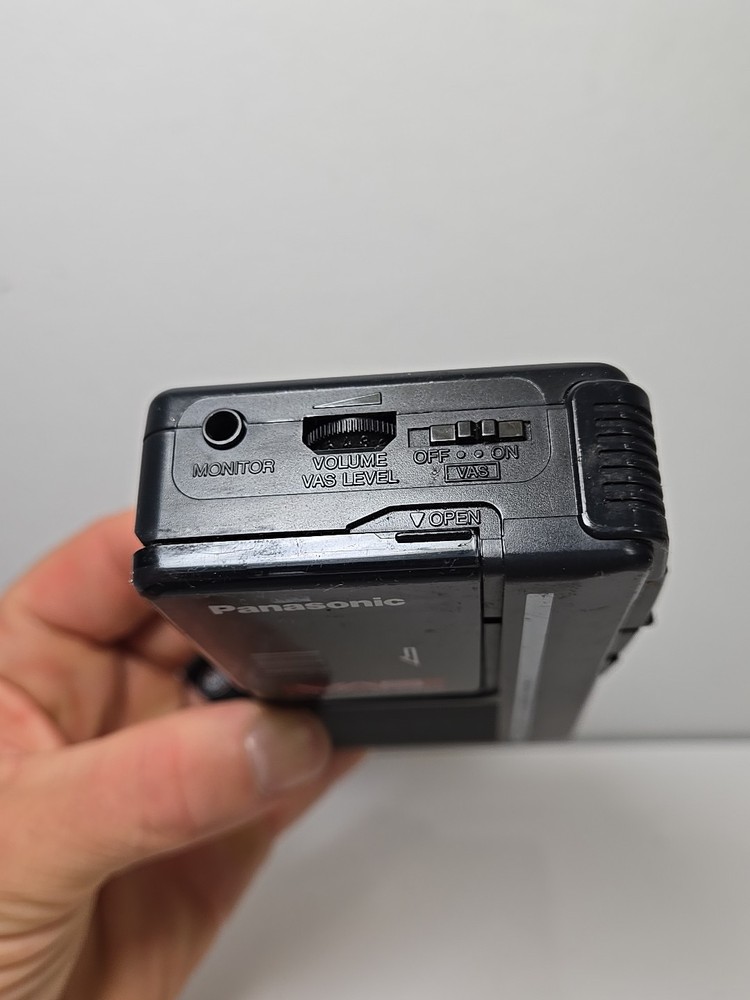 Panasonic RN-106 Black VAS Micro Cassette Recorder Microcassette