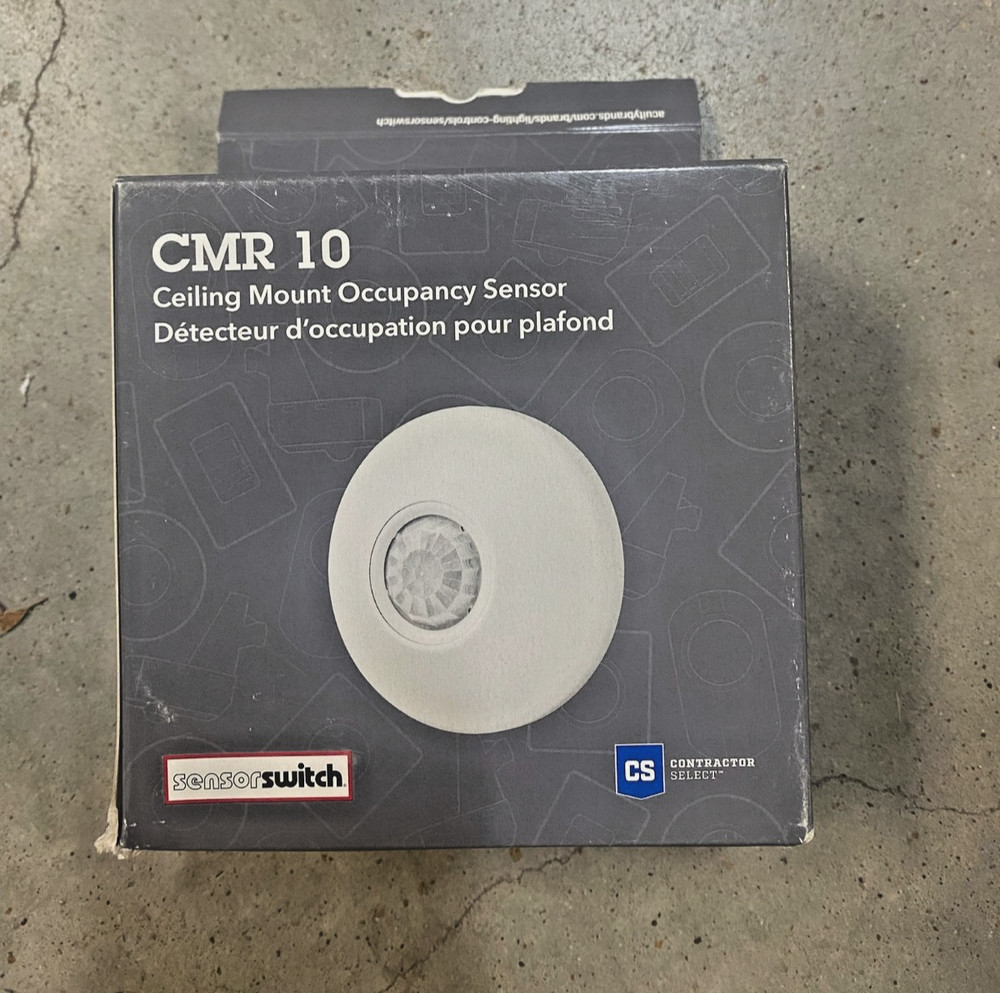 ✨ SensorSwitch CMR 10 Ceiling Mount Occupancy Sensor | 360° Extended Range