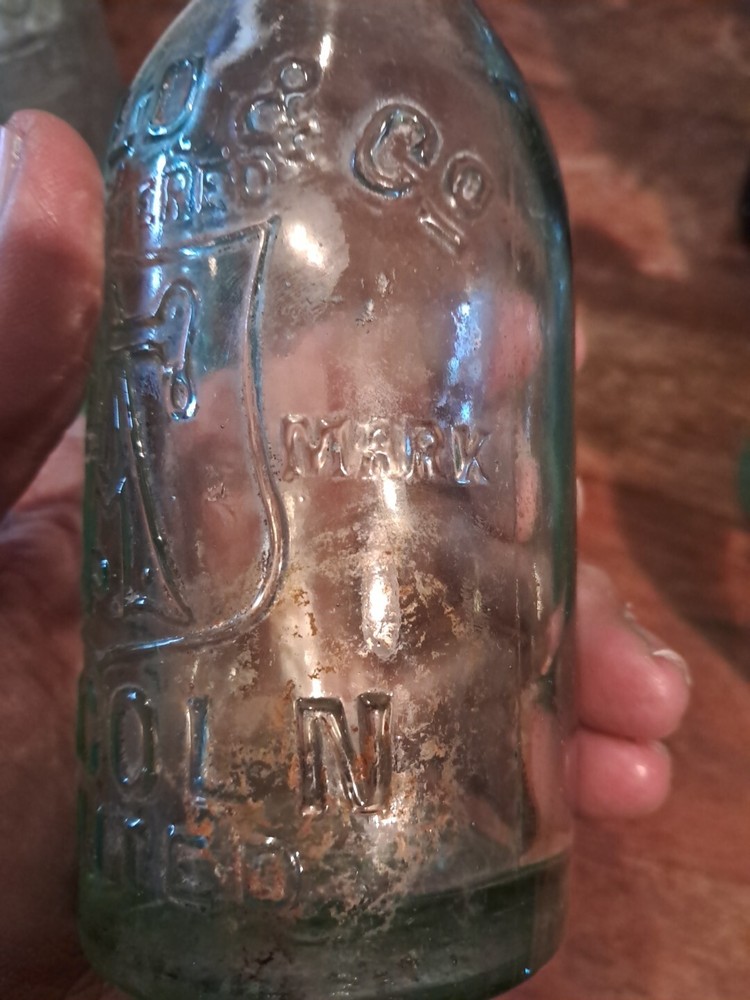 Vintage Half Pint Beer Bottle ARNOLD & CO, Lincoln