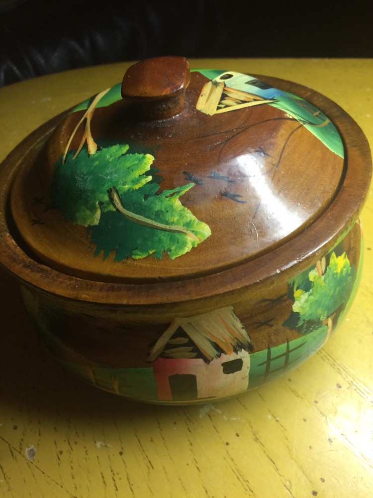 Wood Bowlhand Painted