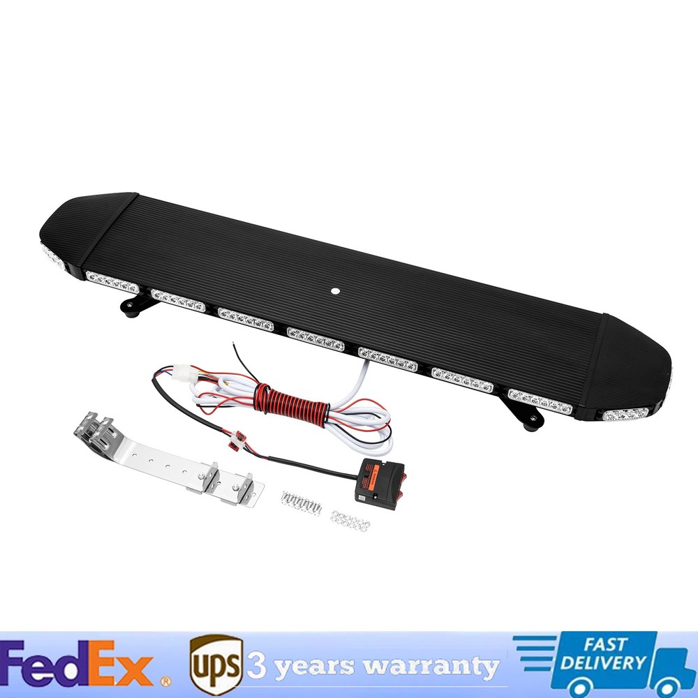 47" 108 LED Work Light Bar - Multi-Voltage Strobe for Trucks & Emergencies