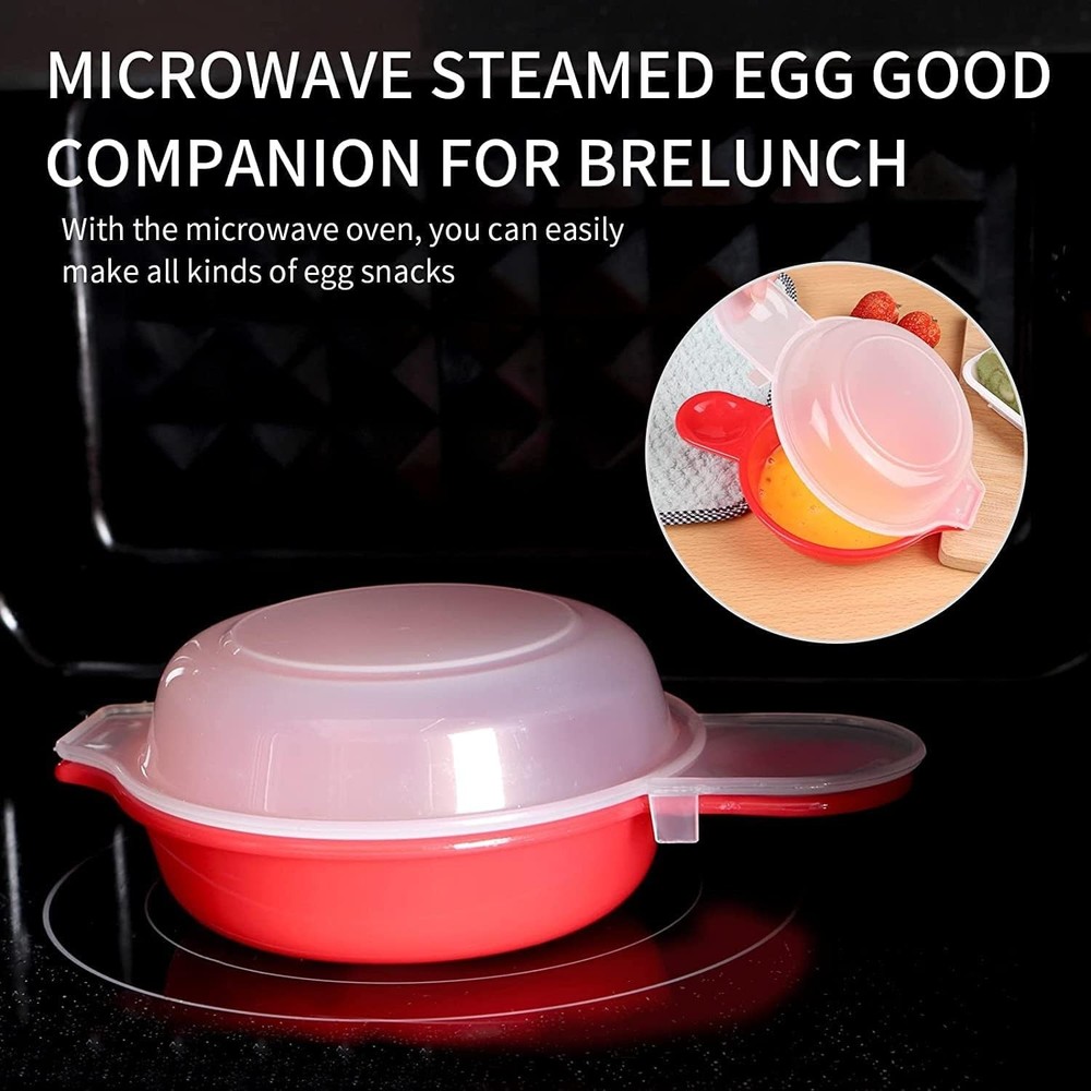 Compact Microwave Egg Maker - Quick, Non-Stick Cooking for Breakfast Lovers