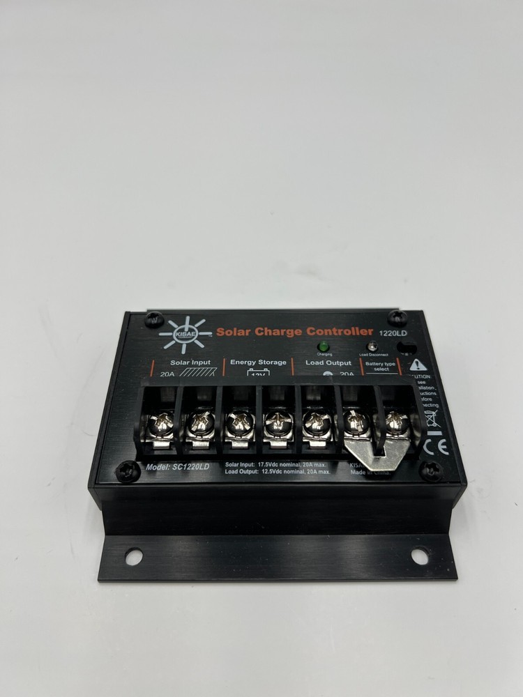 KISAE SC1220LD Technology Solar Charge Controller 20A Max 17.5VDC Nominal Input