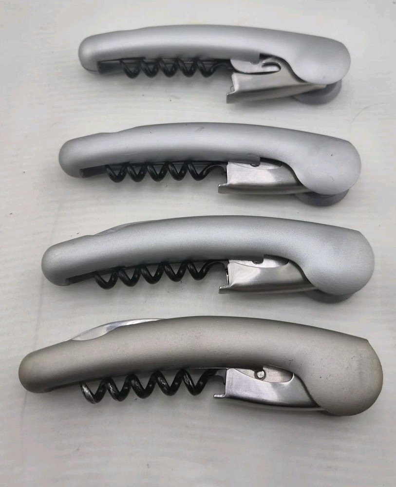 4X Corkscrew Wine Bottle Opener Refrigerator magnet Used