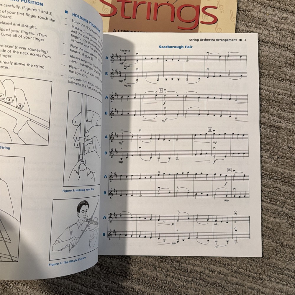 New Strictly Strings Violin Books 1 & 2 Comprehensive String Method