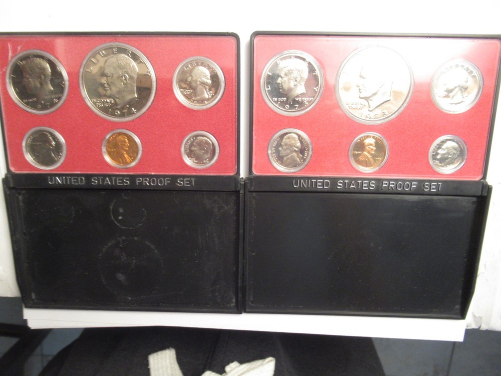 TWO US Mint Proof Sets, 1973 & 1974