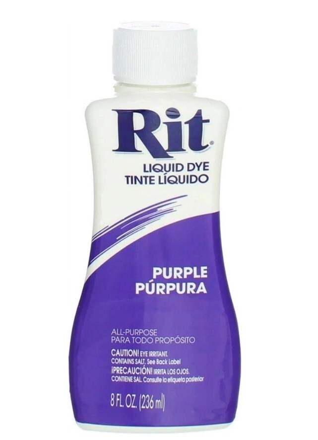 Rit All-Purpose Liquid Dye, Purple, 8 fl oz (3-Pack)