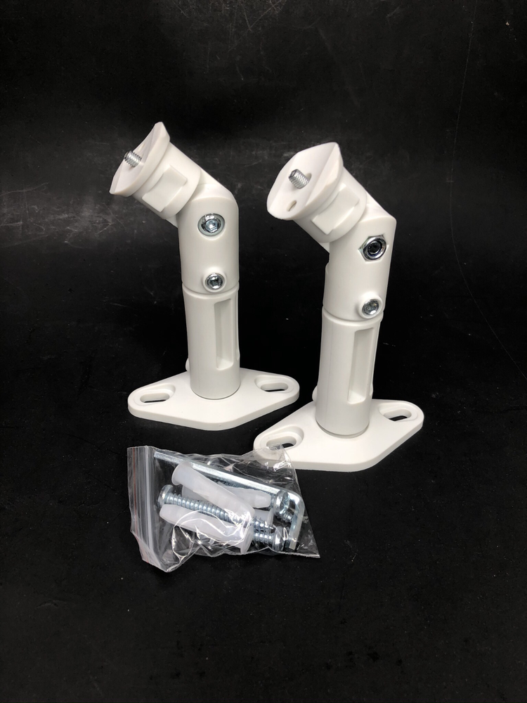 Wall Mount Ceiling Bracket for Bose Jewel Double Cube Speaker - Pair - White
