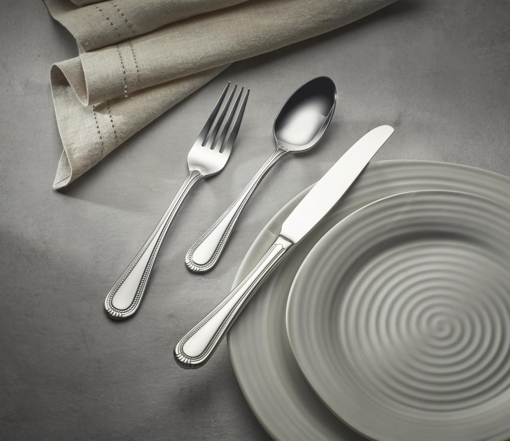 Oneida Silverware Set For 8, Countess 45-Piece Everyday Flatware Set with