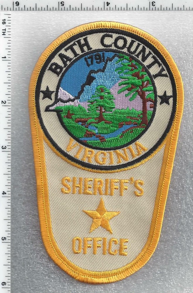 Bath County Sheriff (Virginia) 2nd Issue Shoulder Patch