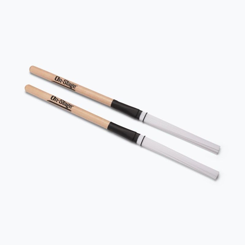 On-Stage WCB100 Wood Cajon Brushes,Black