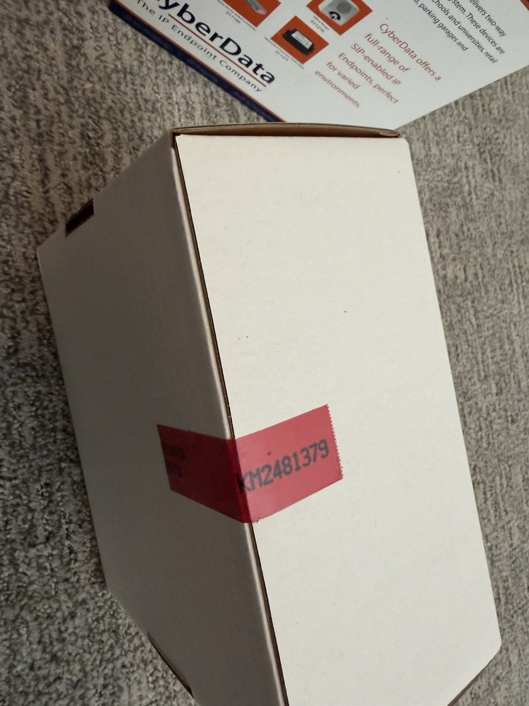 CYBERDATA 011426B - SIP RFID Keypad Access Control Endpoint