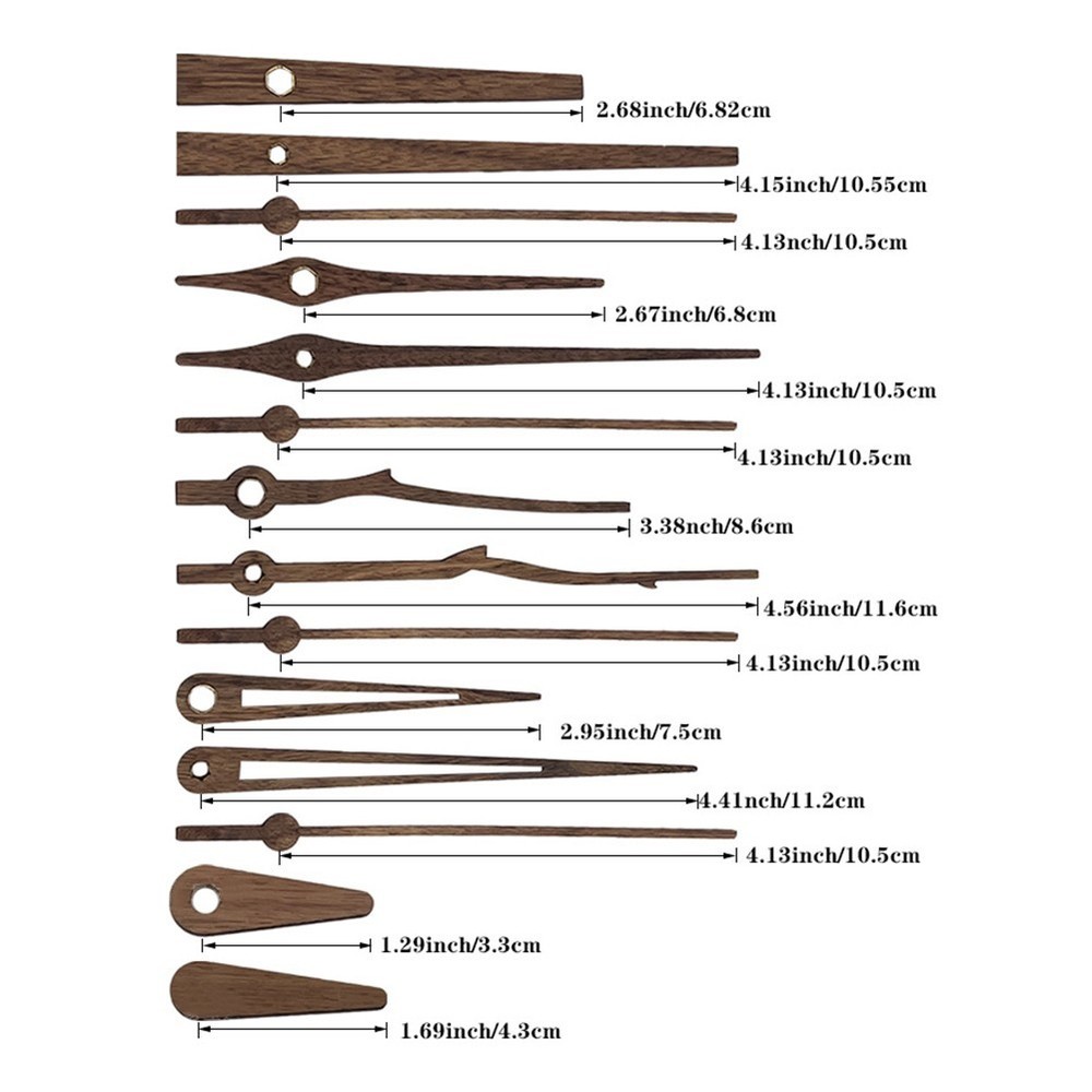 Wall Clock Mechanism Replacement Kit Quartz Movement with Different Hands