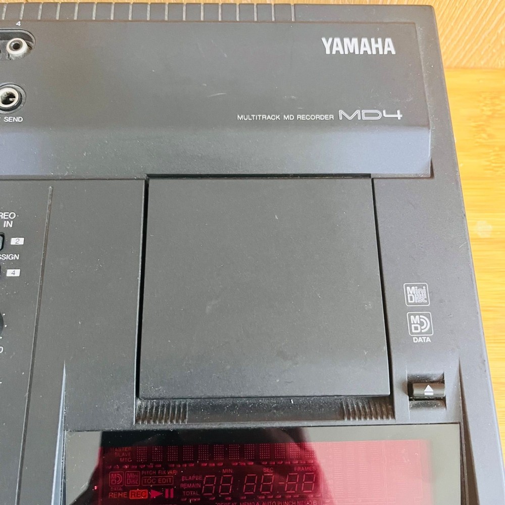 YAMAHA MD4 Mini disc Digital Multi-Track Recorder MTR MD operation confirmed