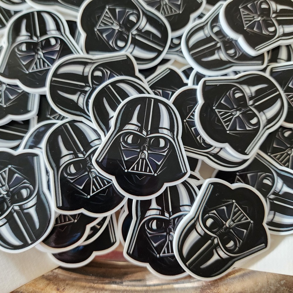 2pc Darth V-ader Planar Resin, Craft Supply, PR20645