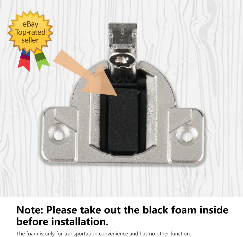 Replacement for Blum 110 Degree Screw-In Compact 33 Hinge, 8-Pack, Cabinet Door
