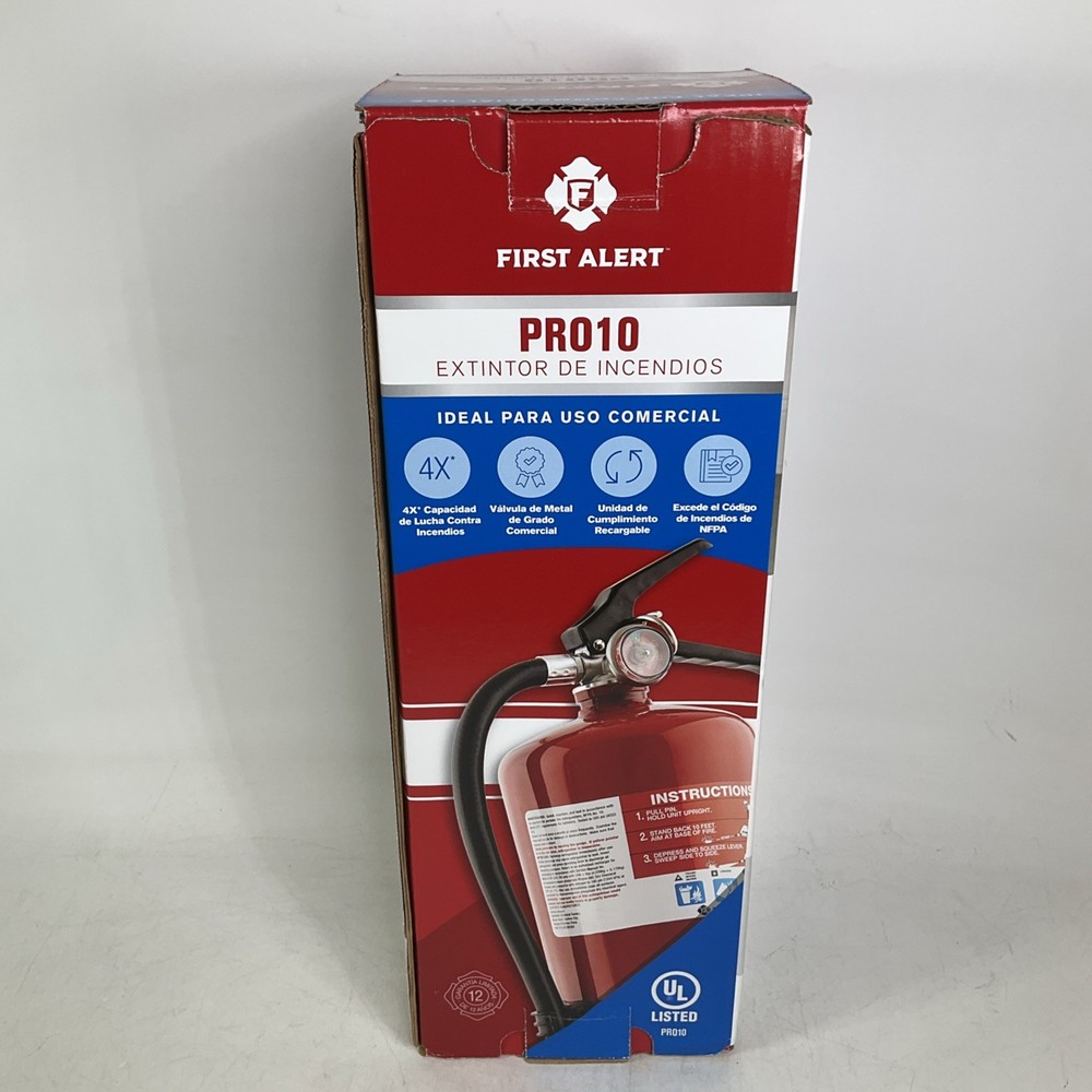 NEW First Alert PRO10 Fire Extinguisher Commercial Grade