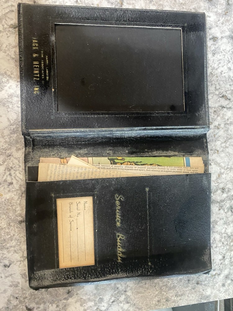 World War 2 Documents Enlistment, Physical Examination And Comic Page Service