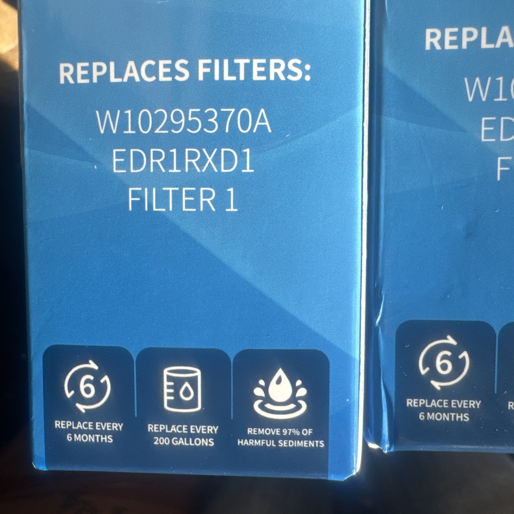 (3) Mountain Flow Refrigerator Water Filter MF370 Replacement sealed