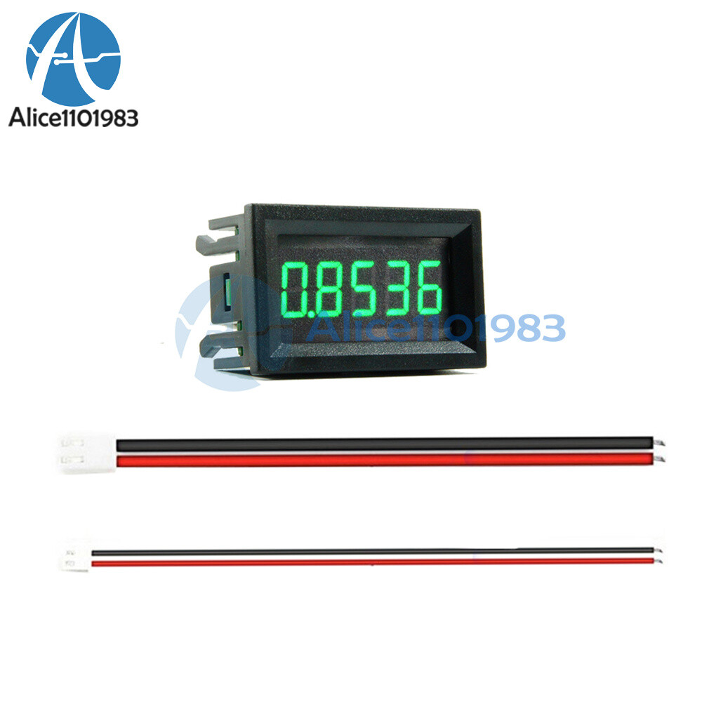 0.36 "DC Digital Ammeter, 5 Digits, 0-3.00a / 0-5000 Ma, Real Panel Meter