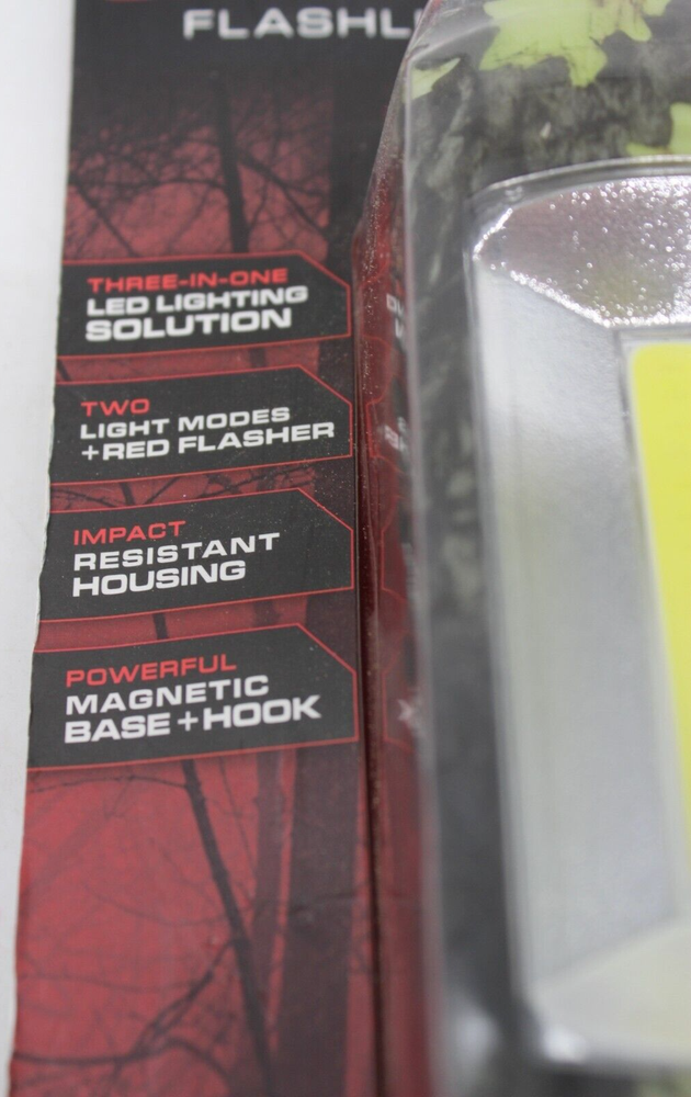 iProtec Camo Camp Brite Flashlight Worklight Three In One LED Lighting Magnetic